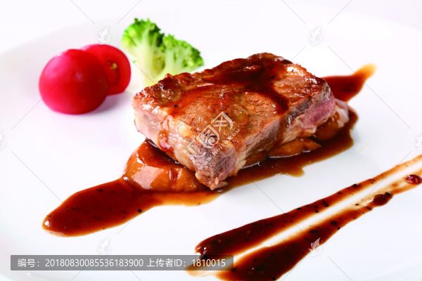 果木烤雪花牛肉