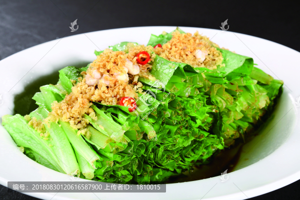 金蒜油麥菜