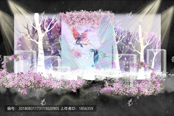 紫色合影區(qū)