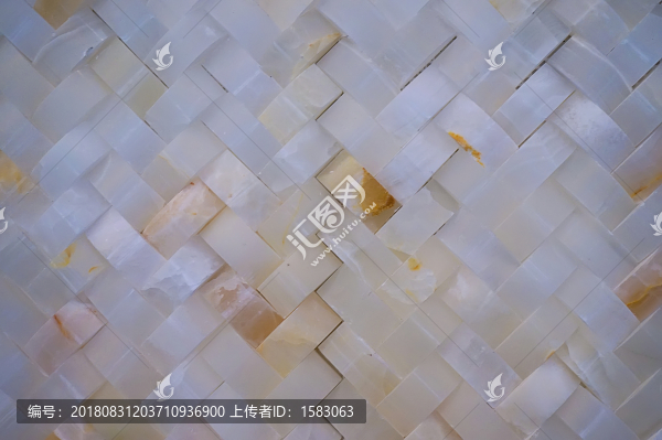 編織紋玉石