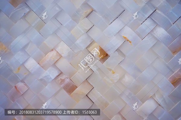 編織紋玉石墻面素材