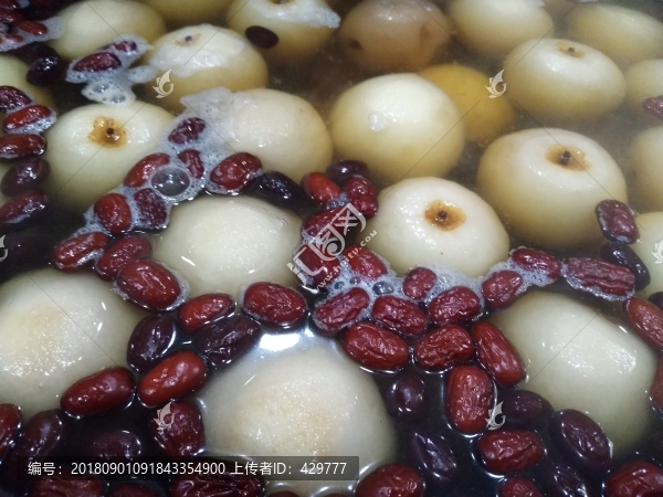 紅棗冰糖雪梨湯