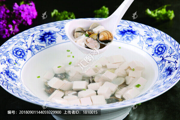 文蛤豆腐湯
