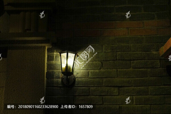 老上海街燈