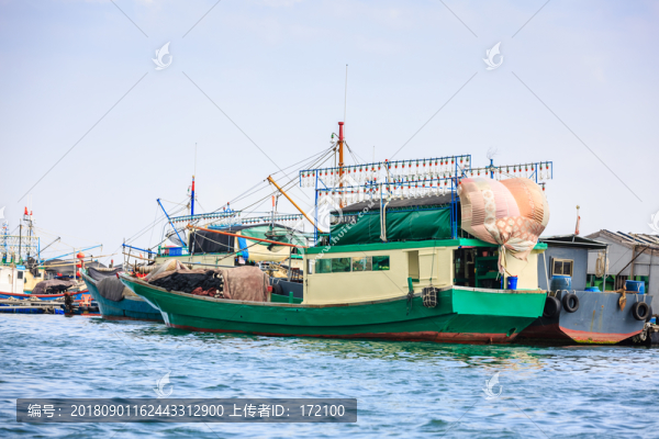 中國海南南灣猴島漁排