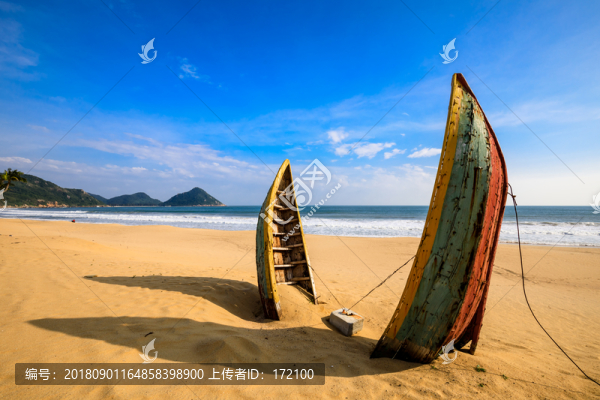 中國(guó)海南南灣猴島七彩沙灘