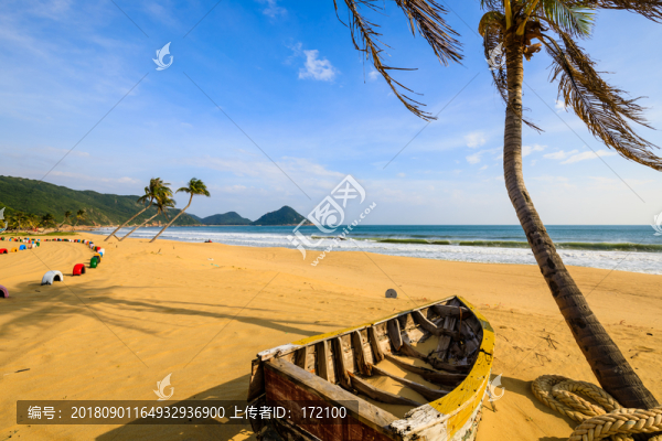 中國(guó)海南南灣猴島七彩沙灘