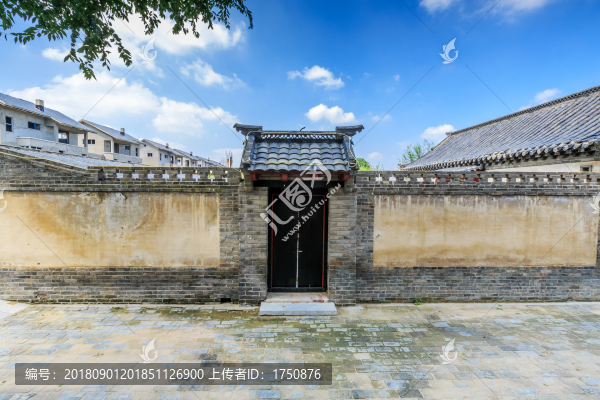 楊家埠傳統(tǒng)民居門樓建筑