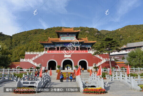 天津盤山山門