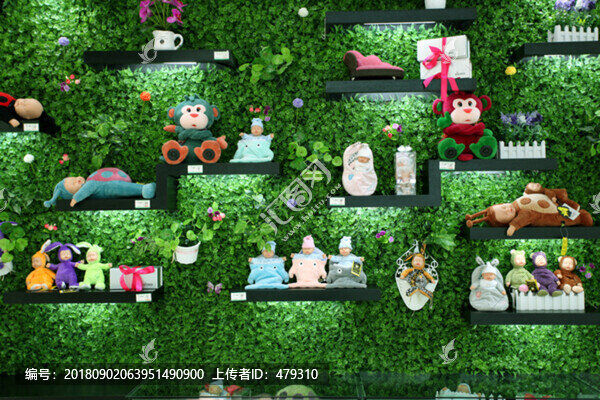 植物背景墻