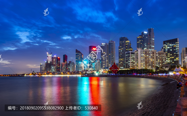 青島五四廣場(chǎng)夜景