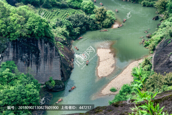 武夷山九曲河漂流