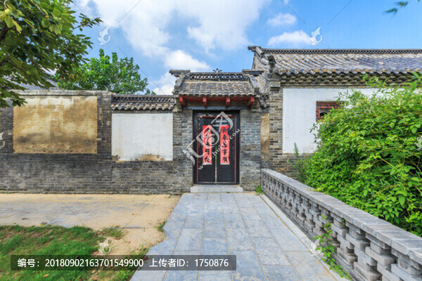 楊家埠傳統(tǒng)民居門樓建筑
