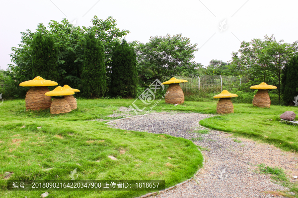 園林景觀蘑菇雕塑