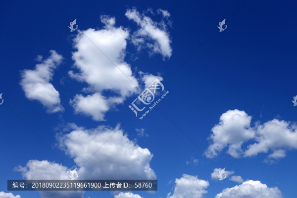 藍天白云
