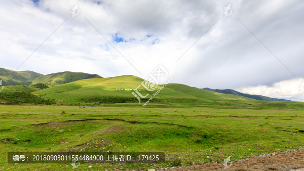 四川甘孜藏區(qū)高原草原風(fēng)光