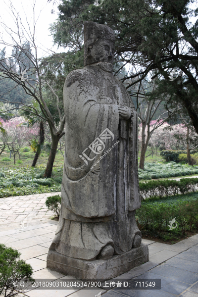明孝陵神道人像石雕