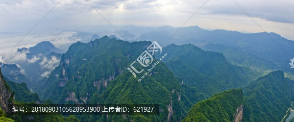 天門山全景圖
