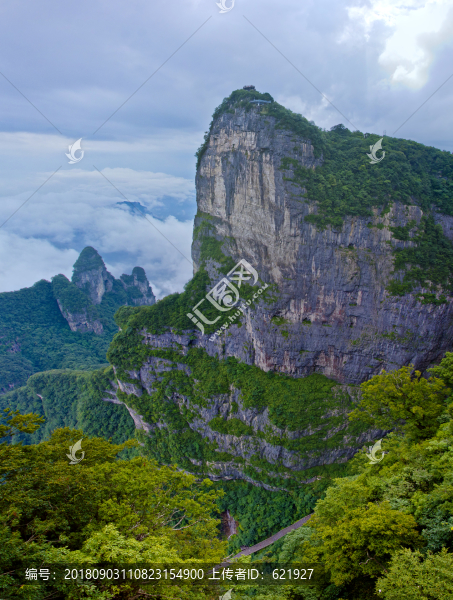 天門山全景圖