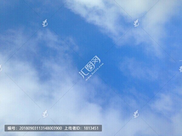 藍天白云