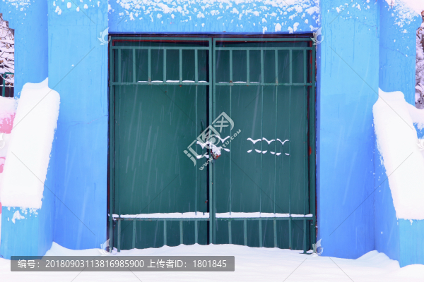 白雪房門紋理