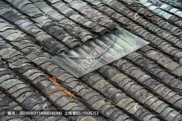 民居瓦片底紋素材