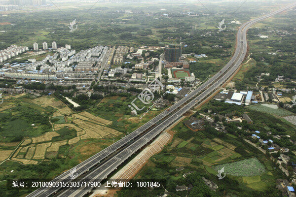 高速公路航拍