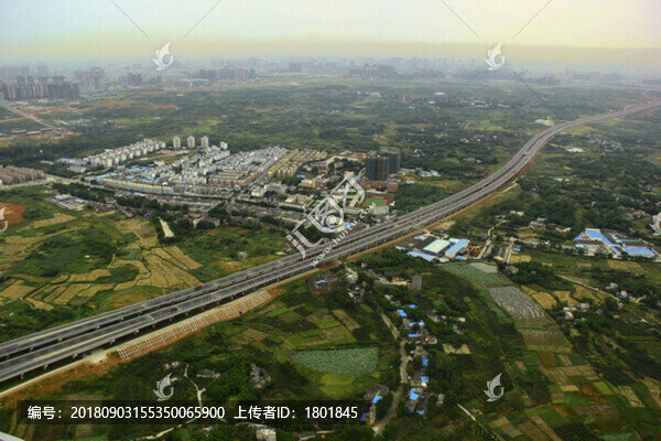 高速公路建設(shè)航拍