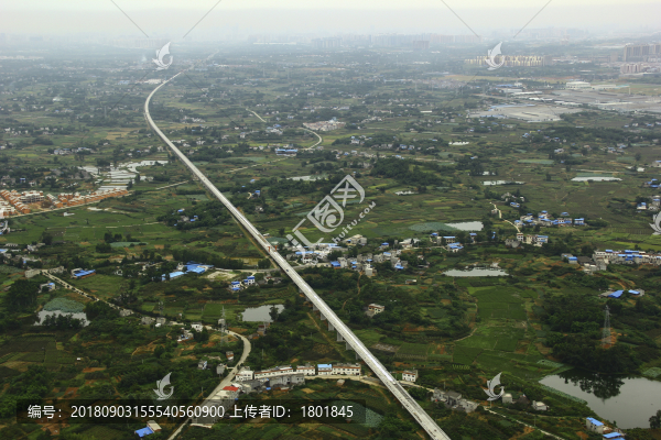 高速公路建設(shè)航拍