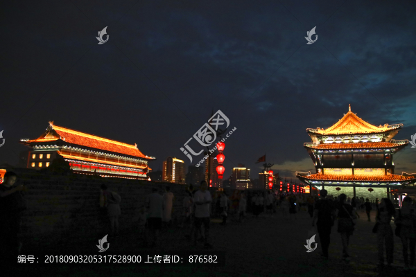 城墻西安永寧門