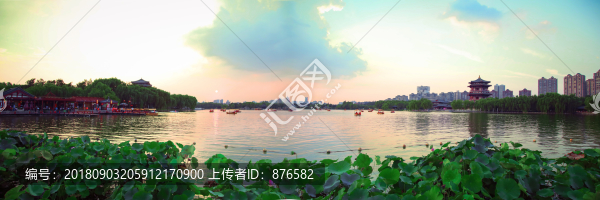 西安大唐芙蓉園芙蓉池