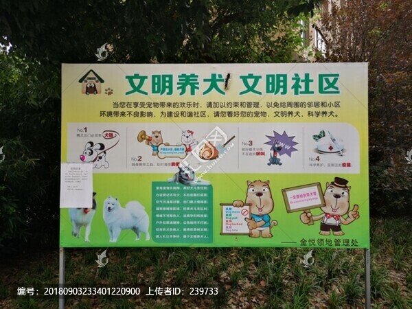 小區(qū)宣傳牌