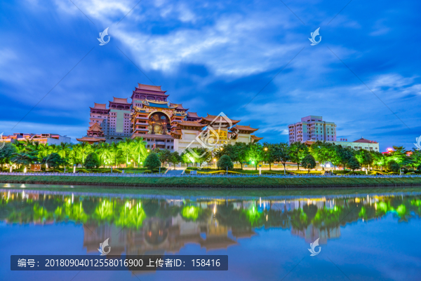 玉林地標(biāo)云天宮云天文化城