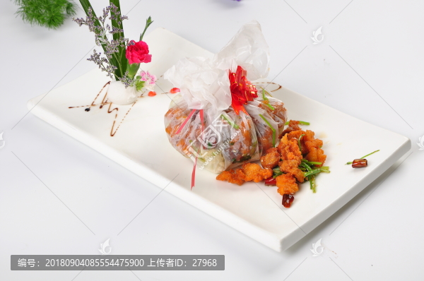 蒜香紙包雞