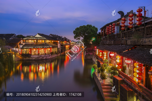 西塘古鎮(zhèn)夜景