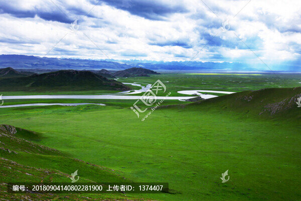 巴音布魯克草原九曲十八彎