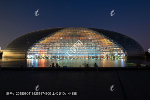 國(guó)家大劇院夜景