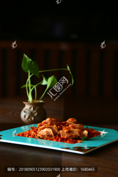 脆椒蒜香肉