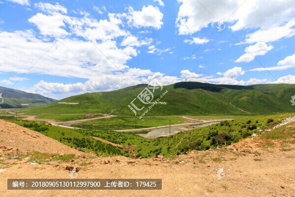 甘孜色達(dá)洛若高原草原風(fēng)光