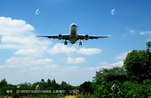 飛機(jī)降落