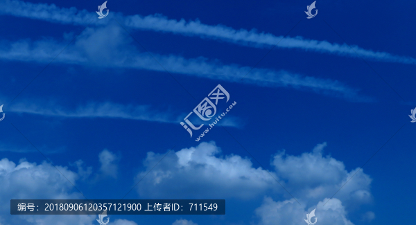 藍天白云