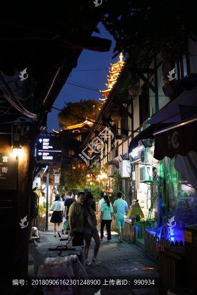 磁器口街景