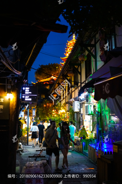 磁器口夜景