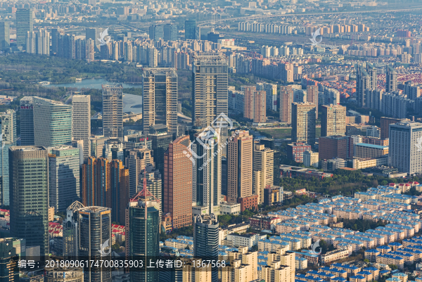 浦東俯視全景