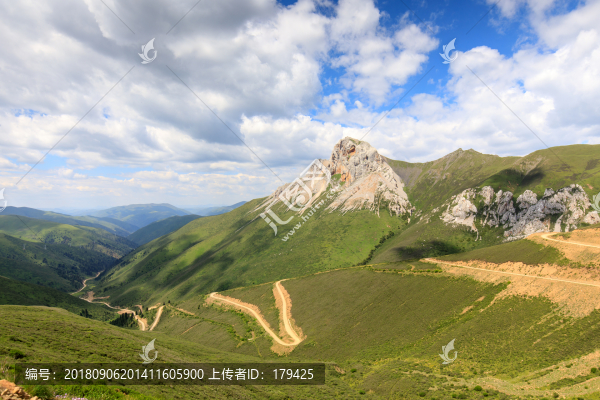 川西風(fēng)光甘孜縣奶龍山