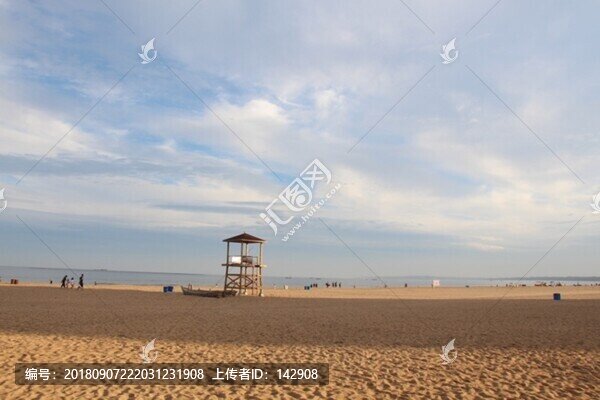 秦皇島海邊沙灘