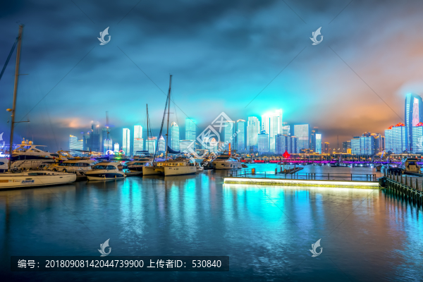 青島奧帆中心夜景