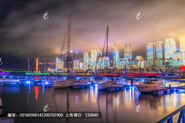 青島奧帆中心夜景