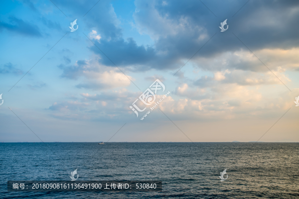 大海晚霞