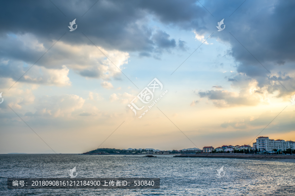 大海晚霞